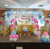 party artists Pink Flamingo Birthday Decoration